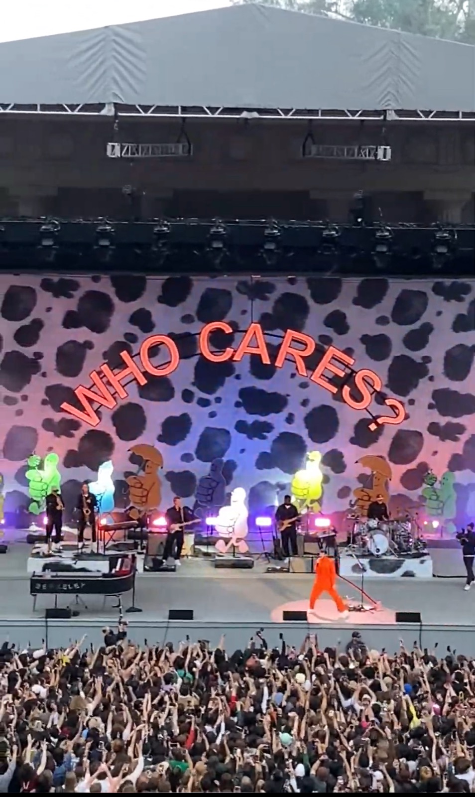 A concert from the crowd